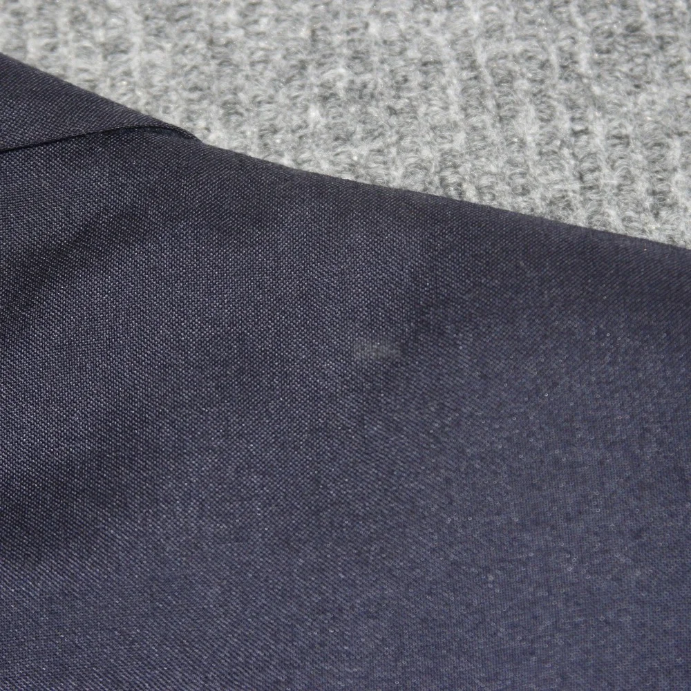 Carlo Collection Richman Mens Navy Blue Wool Blend Suit Jacket Blazer‎ Size 40R